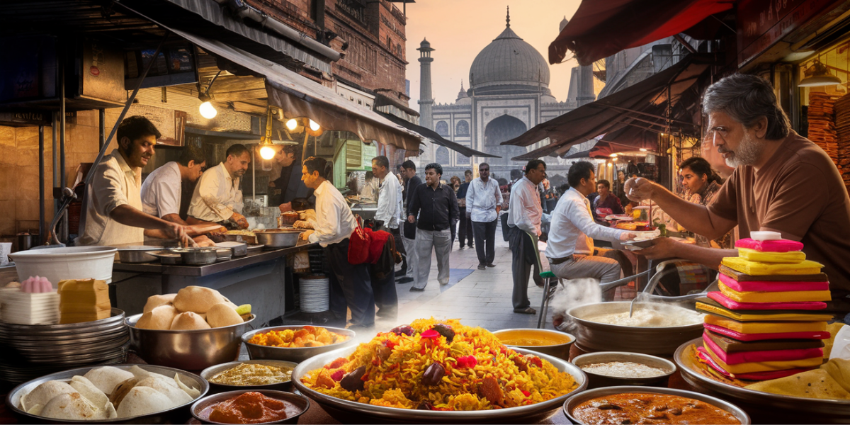 Authentic Old Delhi street food